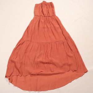 Poetry strapless midi dress